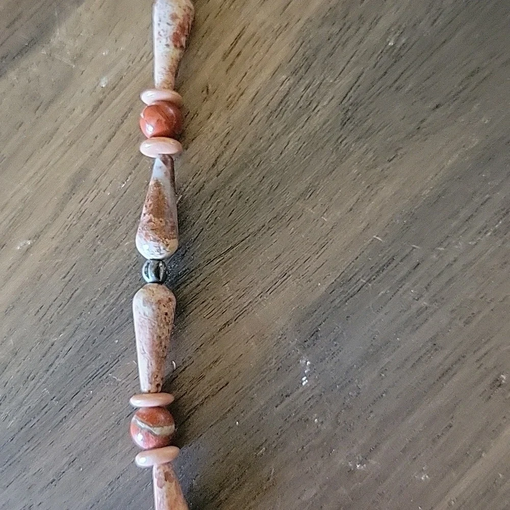 Natural Stone Beaded Necklace